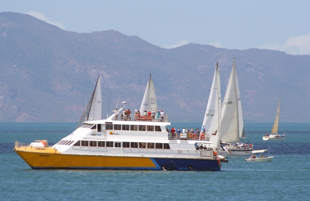 Sunferries Spectator Cat offers great views of the racing - Sunferries Magnetic Island Race Week Day 2  <br />
 &copy; Sail-World.com /AUS http://www.sail-world.com